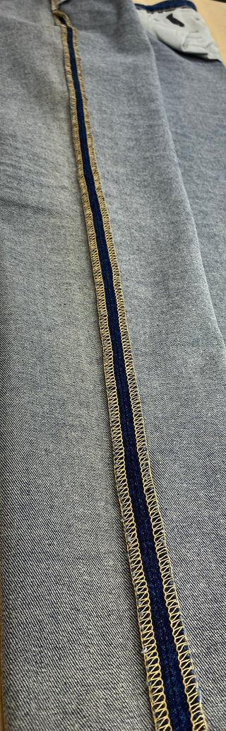 Pantalon denim Farrah taille haute (28+29)