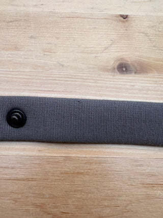 Blazer grège à ceinture "snap" (S)