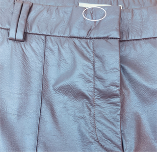 Pantalon en faux cuir brun (0 à 6)