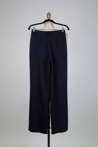 Navy chic sports tailored pants (XS)