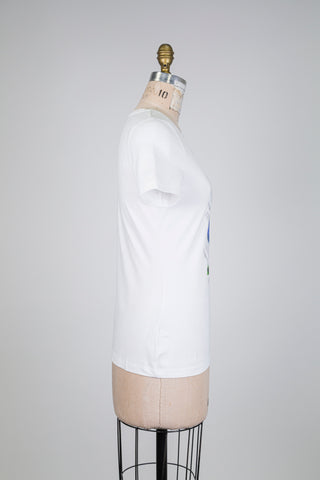 T-shirt blanc Shore-motion argent (6)