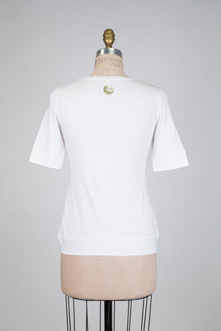 Chandail blanc Sporticity tricolor (XS)