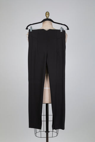 Pantalon sport chic noir (S-XL)