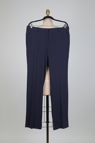 Pantalon tailleur fluide marine (16)