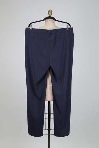 Pantalon tailleur fluide marine (16)