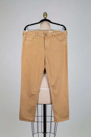 Pantalon denim miel doré (32)