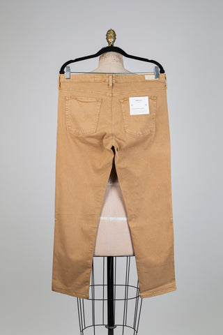 Pantalon denim miel doré (32)