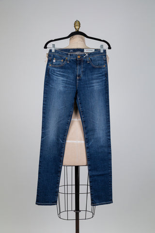 Pantalon Prima cigarette en denim délavé (26+27)