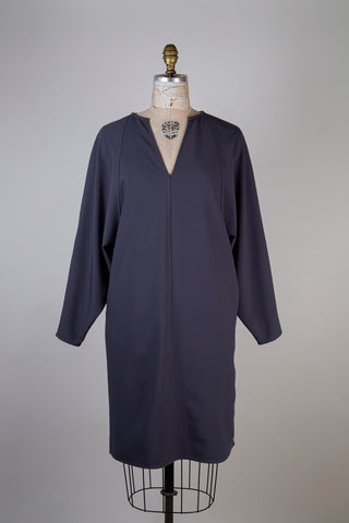 Robe chauve-souris bleu de Prusse (6)