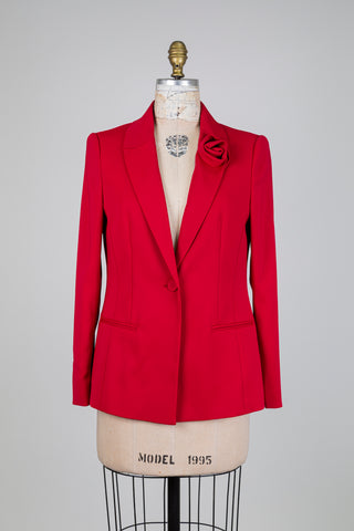 Blazer rouge rubis (S+M)