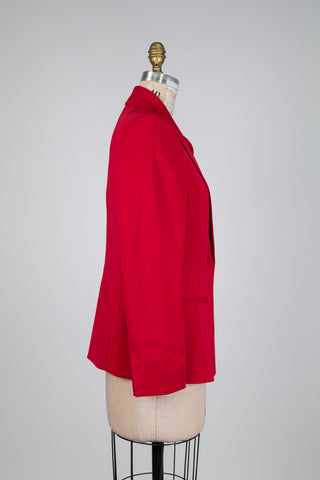 Blazer rouge rubis (S+M)