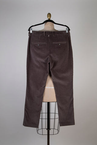Taupe grey corduroy cigarette pants (10)