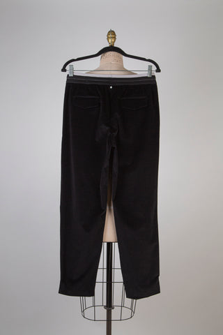 Black corduroy jogger pants (6 and 8)