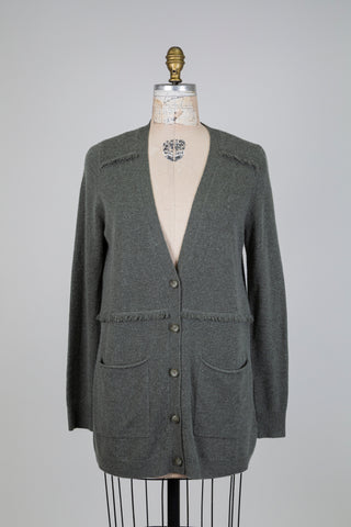Veste en cachemire vert de gris (10)