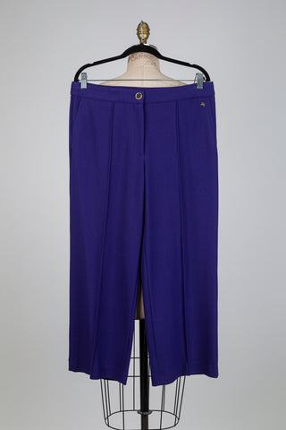 Pantalon violet en point de riz (S-L-XL)
