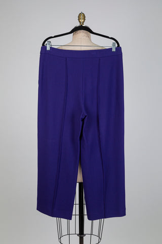 Pantalon violet en point de riz (S-L-XL)