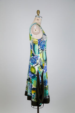 Robe à ballon microcosme marin (S)