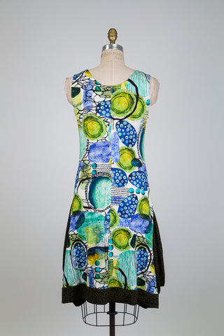 Robe à ballon microcosme marin (S)