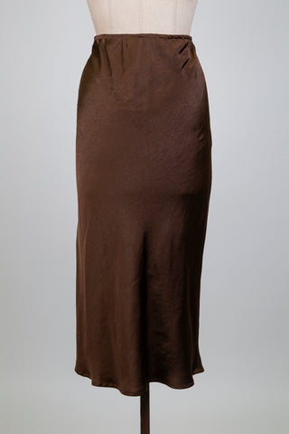 Jupe en satin moka moiré (6)