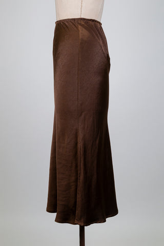 Jupe en satin moka moiré (6)