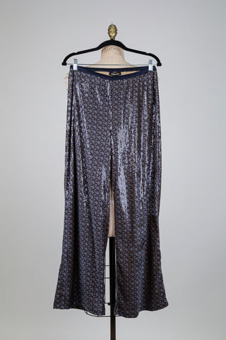 Pantalon à paillettes à motif spirales (S)