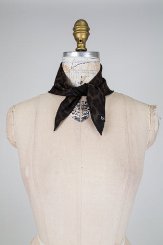 Foulard DANDY léopard réversible