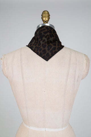 Foulard DANDY léopard réversible