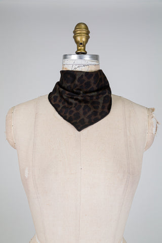 Foulard DANDY léopard réversible