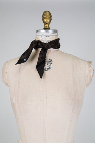 Foulard DANDY léopard réversible