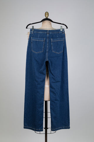 Pantalon en denim jambe droite (6)