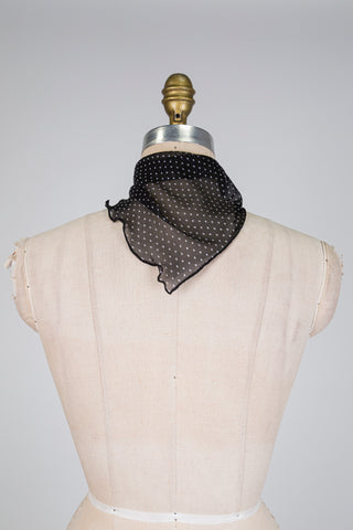 DANDY scarf in polka dot tulle