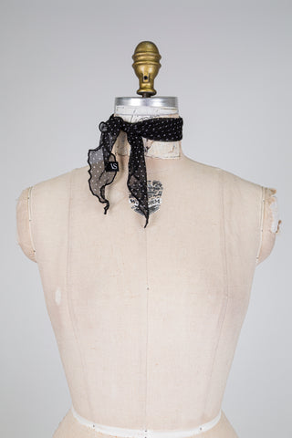 DANDY scarf in polka dot tulle