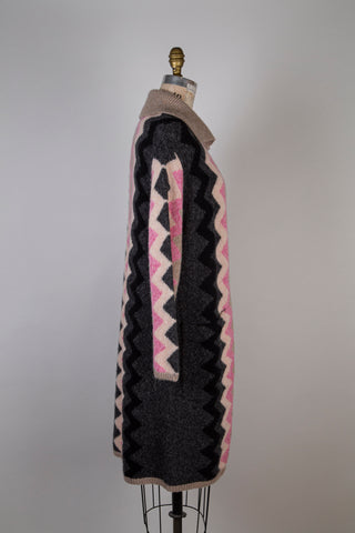 Veste graphique en tricot fondant (6)