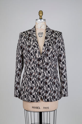 Blazer à motif graphique (L+XL)