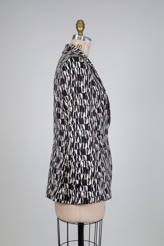 Blazer à motif graphique (L+XL)