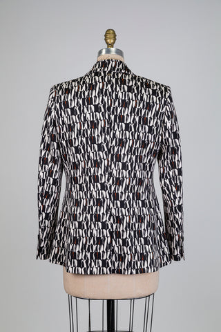 Blazer à motif graphique (L+XL)