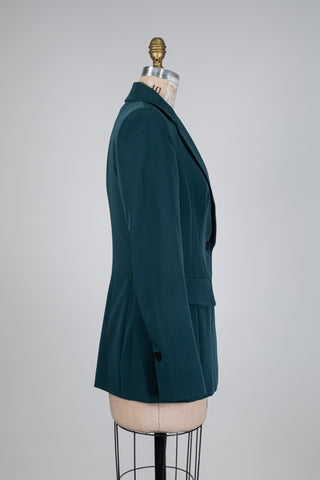 Blazer vert émeraude (4+8 à 12)