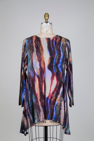 Tunique "tie and drip" (S)