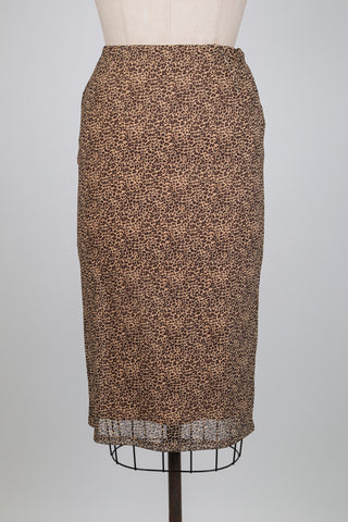 Leopard straight skirt (6)
