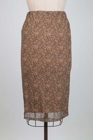 Leopard straight skirt (6)