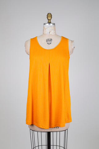 Top tunique évasé sorbet à l'orange (S)