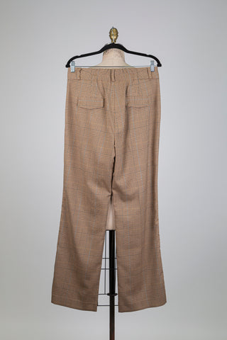 Pantalon tailleur camel  Prince de Galles (4-8 à 14)