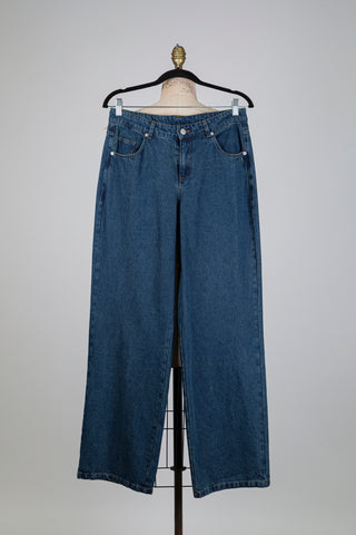 Wide Leg Denim Pants (6)