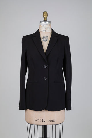 Blazer cintré noir (6/8-12-14)
