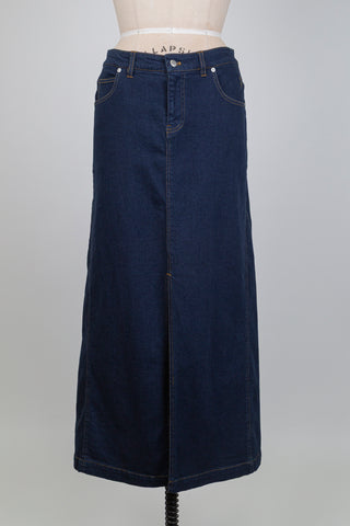 Long denim skirt (6/8)