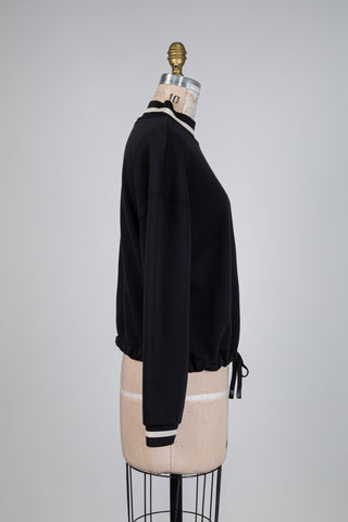 Sweatshirt noir et beige Studio Aurel (6)