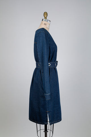 Straight denim dress (6+)
