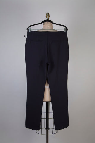 Pantalon tailleur cigarette marine (6/8)