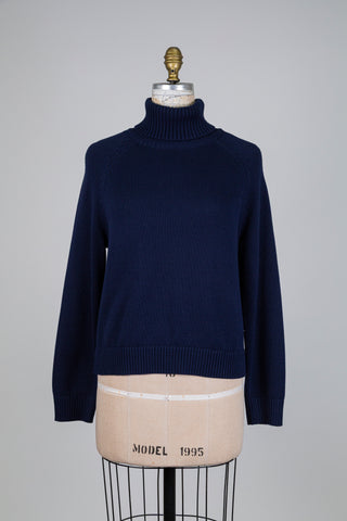 Chandail col roulé bleu marine (6)