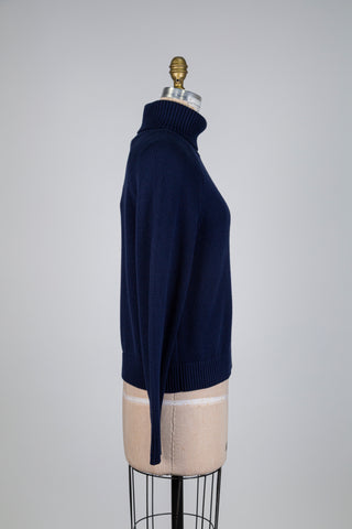 Chandail col roulé bleu marine (6)